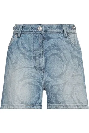 VERSACE BOTTOMWEAR - Denim shorts - on YOOX.com
