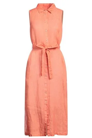 120% Lino DRESSES - Midi dresses - on YOOX.com