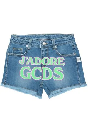 GCDS BOTTOMWEAR - Denim shorts - on YOOX.com