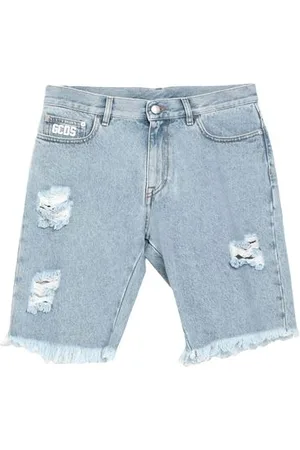 GCDS BOTTOMWEAR - Denim shorts - on YOOX.com