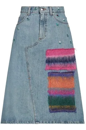 Marni BOTTOMWEAR - Denim skirts - on YOOX.com