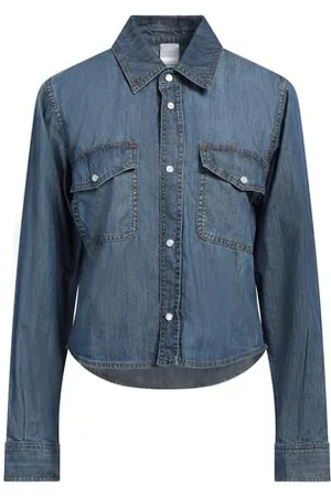 Pinko TOPWEAR - Denim shirts - on YOOX.com