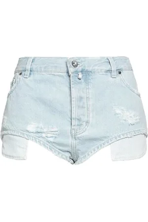 032c BOTTOMWEAR - Denim shorts - on YOOX.com