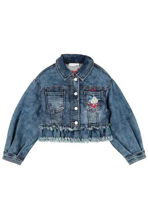 MONNALISA COATS & JACKETS - Denim outerwear - on YOOX.com