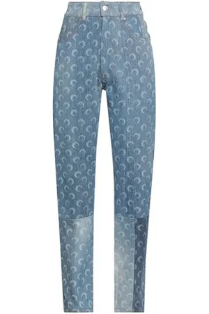 Marine Serre BOTTOMWEAR - Jeans - on YOOX.com