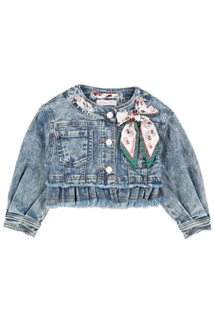 MONNALISA COATS & JACKETS - Denim outerwear - on YOOX.com