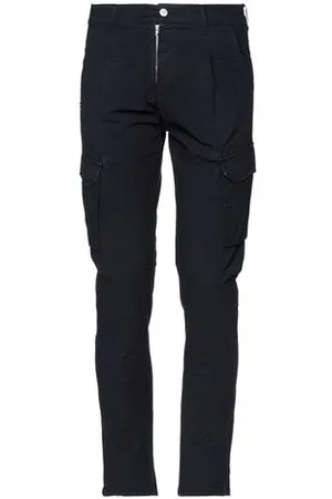 GREY DANIELE ALESSANDRINI BOTTOMWEAR - Trousers - on YOOX.com