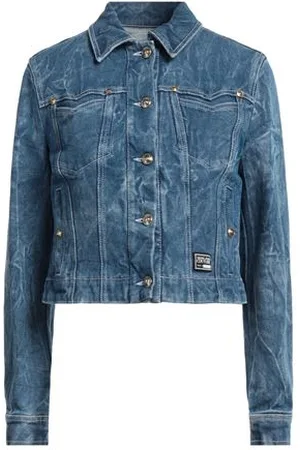 VERSACE COATS & JACKETS - Denim outerwear - on YOOX.com