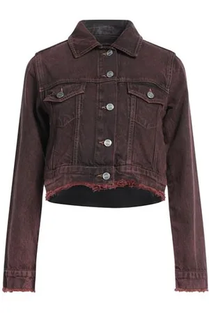 Ganni COATS & JACKETS - Denim outerwear - on YOOX.com