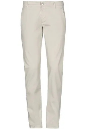 GREY DANIELE ALESSANDRINI BOTTOMWEAR - Trousers - on YOOX.com