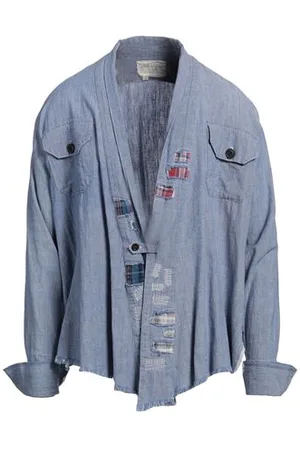 GREG LAUREN TOPWEAR - Denim shirts - on YOOX.com