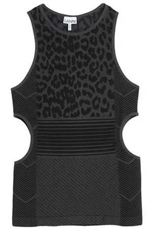 Ganni TOPWEAR - Tank Tops - on YOOX.com