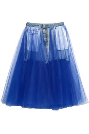 BEN TAVERNITI BOTTOMWEAR - Midi skirts - on YOOX.com