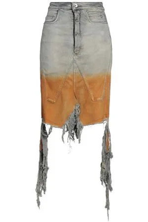 DRKSHDW BY RICK OWENS BOTTOMWEAR - Denim skirts - on YOOX.com