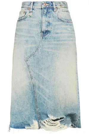 R13 BOTTOMWEAR - Denim skirts - on YOOX.com