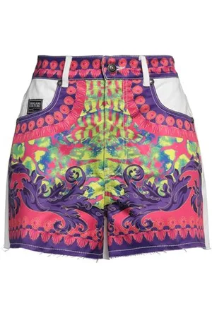 VERSACE BOTTOMWEAR - Denim shorts - on YOOX.com