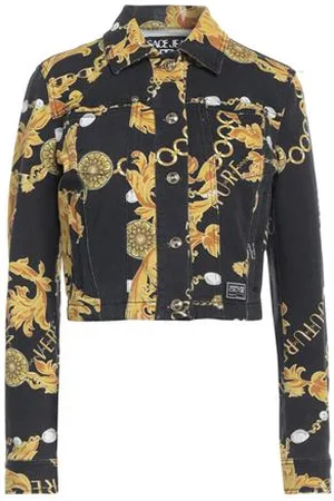 VERSACE COATS & JACKETS - Denim outerwear - on YOOX.com