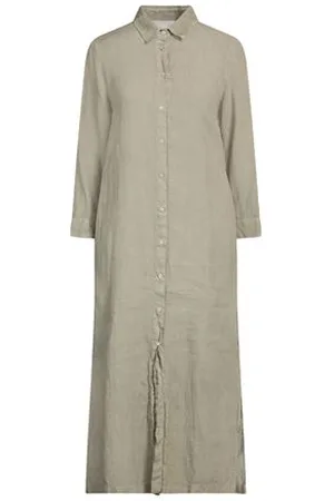 120% Lino DRESSES - Midi dresses - on YOOX.com