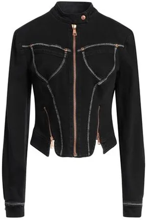 VERSACE COATS & JACKETS - Denim outerwear - on YOOX.com