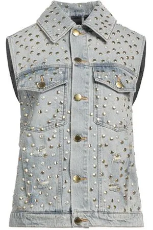 Pinko COATS & JACKETS - Denim outerwear - on YOOX.com