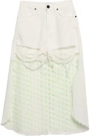 GAËLLE BOTTOMWEAR - Denim skirts - on YOOX.com