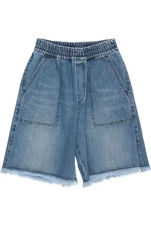 Fendi BOTTOMWEAR - Denim shorts - on YOOX.com