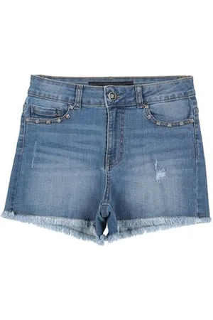 John Richmond BOTTOMWEAR - Denim shorts - on YOOX.com