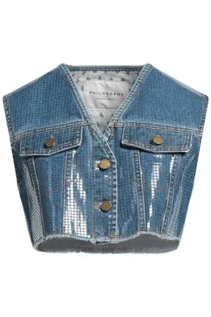 Serafini COATS & JACKETS - Denim outerwear - on YOOX.com