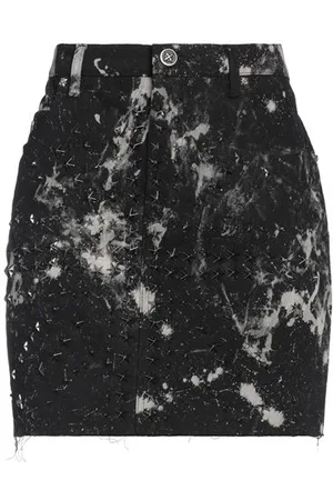 John Richmond BOTTOMWEAR - Denim skirts - on YOOX.com