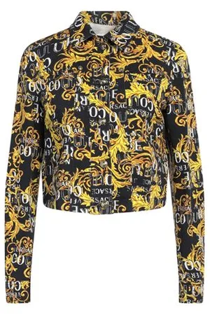 VERSACE COATS & JACKETS - Denim outerwear - on YOOX.com