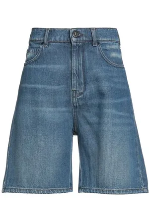 Max Mara BOTTOMWEAR - Denim shorts - on YOOX.com