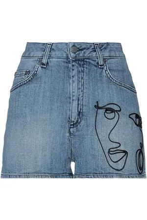 Moschino BOTTOMWEAR - Denim shorts - on YOOX.com