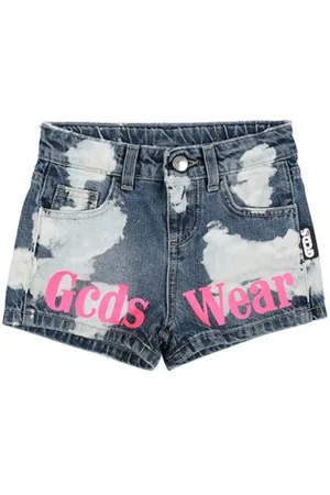 GCDS BOTTOMWEAR - Denim shorts - on YOOX.com