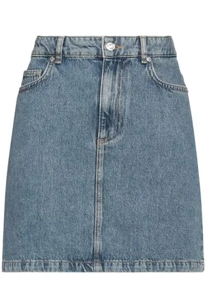 Moschino BOTTOMWEAR - Denim skirts - on YOOX.com