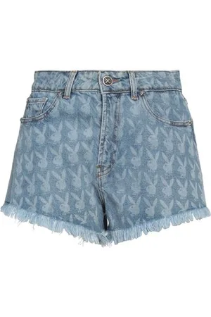 John Richmond BOTTOMWEAR - Denim shorts - on YOOX.com
