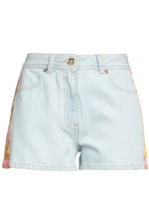 VERSACE BOTTOMWEAR - Denim shorts - on YOOX.com