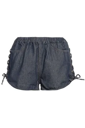 (+) people BOTTOMWEAR - Denim shorts - on YOOX.com