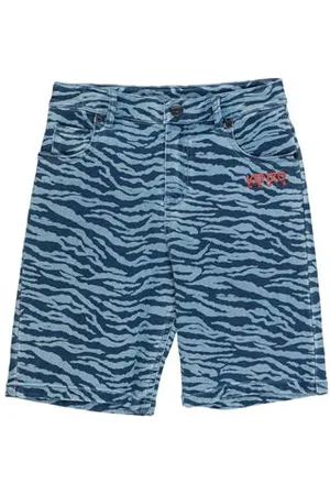 Kenzo BOTTOMWEAR - Denim shorts - on YOOX.com