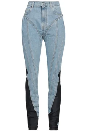 MUGLER BOTTOMWEAR - Jeans - on YOOX.com