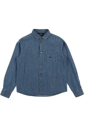 Emporio Armani TOPWEAR - Denim shirts - on YOOX.com