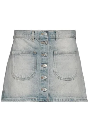 Courrèges BOTTOMWEAR - Denim skirts - on YOOX.com