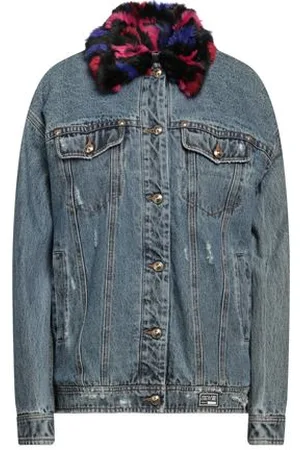 VERSACE COATS & JACKETS - Denim outerwear - on YOOX.com