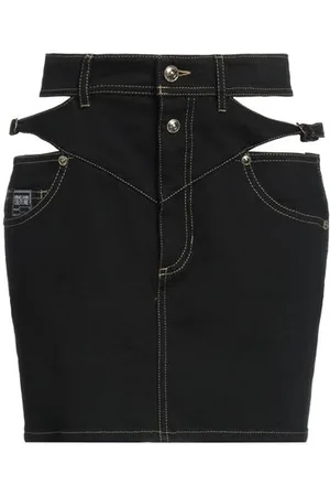 VERSACE BOTTOMWEAR - Denim skirts - on YOOX.com
