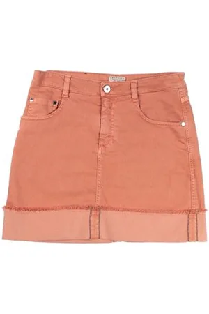 Brunello Cucinelli BOTTOMWEAR - Denim skirts - on YOOX.com