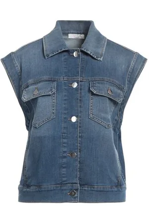 PESERICO SIGN COATS & JACKETS - Denim outerwear - on YOOX.com