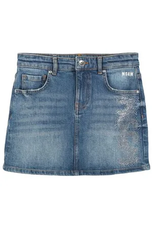 Msgm BOTTOMWEAR - Denim skirts - on YOOX.com