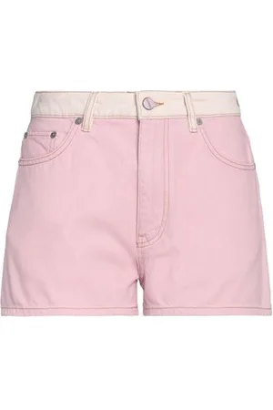 Ganni BOTTOMWEAR - Denim shorts - on YOOX.com
