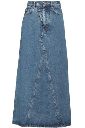 Ganni BOTTOMWEAR - Denim skirts - on YOOX.com