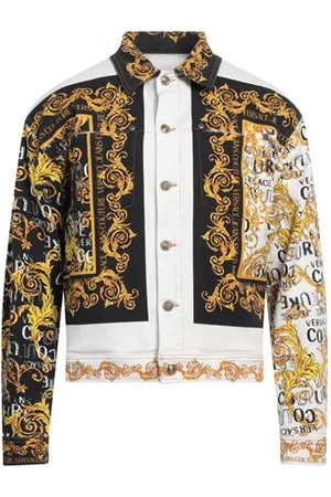 VERSACE COATS & JACKETS - Denim outerwear - on YOOX.com