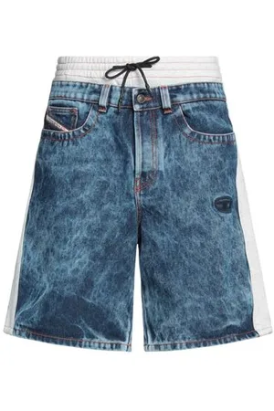 Diesel BOTTOMWEAR - Denim shorts - on YOOX.com